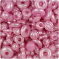 thumbnail image 1 of BeadTin Light Pink Pearl Plastic Craft Bead Mix (4oz), 1 of 2