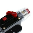 thumbnail image 3 of Interrupteur à Fusible Manuel de Réinitialisation Audio de Voiture DC 12V-24V 100AMP, 3 of 9