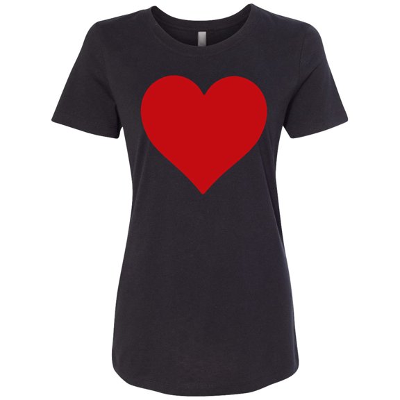 Inktastic Valentine Heart in Red Women's T-Shirt