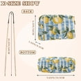 thumbnail image 4 of FORMRS Women Crossbody Purse with Chain Strap Vegan Leather Shoulder Handbag, Retro Lemon Leaves, 4 of 7
