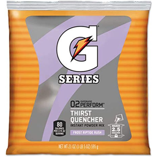 Gatorade 33673 Gatorade 2.5 Gallon Powder Pouch, Riptide Rush