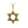 thumbnail image 1 of Colr de cadena de colgante de hexagrama de acero inoxidable Zulema Collar hexagrama, 1 of 3