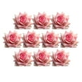 thumbnail image 2 of 10 Pieces Assorted Velvet Head Artificial Rose Flower for Wedding Decoration - Pink, 2 of 8