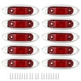 thumbnail image 2 of Side Marker Light, 10pcs 3LED Waterproof Dustproof Indicator  Lamp for Truck Trailer LorryAmber Assemblies Lorry, 2 of 8