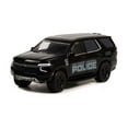 thumbnail image 2 of Diecast Car w/Police Figurine Set - 2021 Chevy Tahoe Police Pursuit Vehicle, Black - Greenlight 30342 - 1/64 scale Diecast Car, 2 of 3