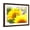 Brown Frame, variant on Art.com Live Laugh Love: Sunflower Stretched Canvas Print Wall Art by Nicole Katano, 16" x 12"