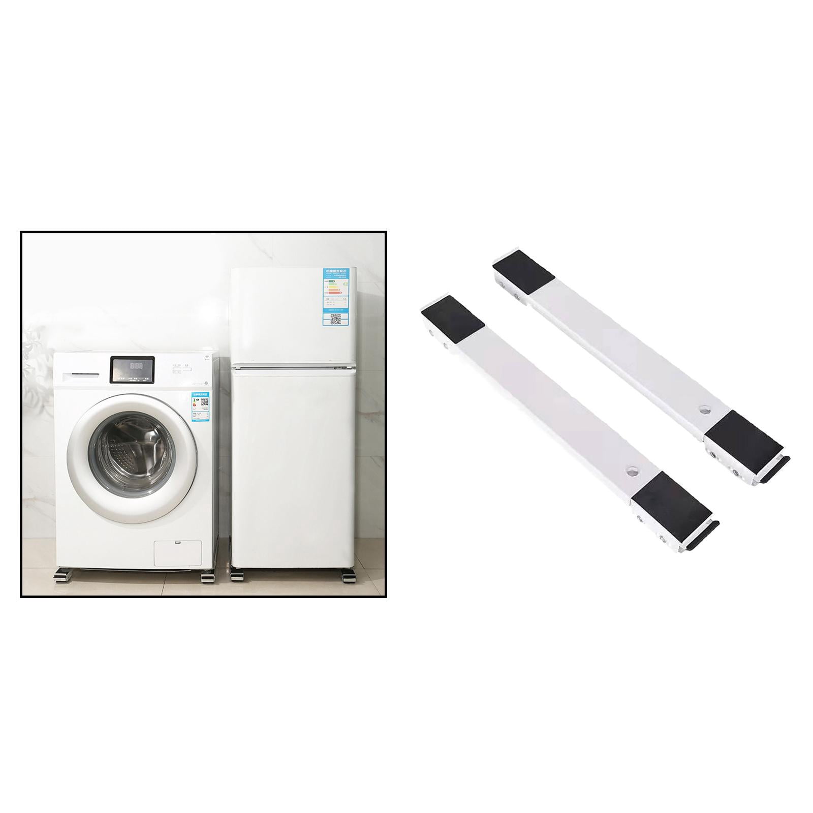 Removable Washing Machine Stand Washing Machine Refrigerator Stand Bracket for Mini Fridge Refrigerator - White