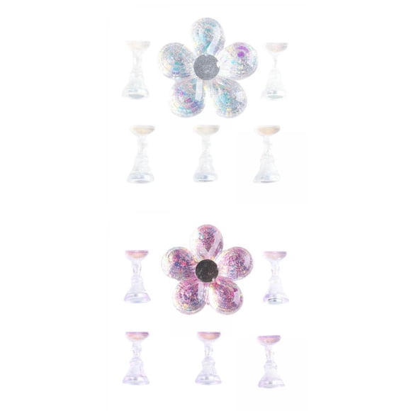 Soporte para Decoración de Uñas Cristal Magnético 5 Puntas Sunnimix Soporte Acrílico