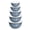 Blue, variant on Mixing Bowls with Airtight Lids, Laoyebaoho 5 Pack Stainless Steel Mixing Bowls for Kitchen, Great for Prep, Baking, Serving