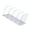 Clear, variant on Stackable Bag Shelf Organizers Efficient Closet Division Bag Storage Holder Rack