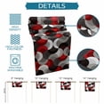 thumbnail image 6 of Red Grey Abstract Table Runner 72 Inches, Modern Geometric Ombre Artwork Bed Runner Dresser Scarves Tabletop for Indoor Outdoor Parties/Ceremony/Banquet, 16" x 72", 6 of 9