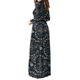 thumbnail image 2 of Cuteduck Women's Maxi Dresses Long Sleeve Long Casual Dresses Loose Plain with Pockets S-XXL, 2 of 4