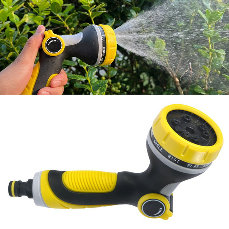Garden Hose Nozzle, High Pressure Water Hose Nozzle Sprayer Head,fits 3/4”  Garden Hose Thread,for Lawn & Garden,Washing Cars,Watering