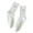 White, variant on Price Drop! Luxalzxs Ruffle Socks Woman Cute Floral Embroidery Crew Socks Casual Trendy Girls Solid Color High Ankle Comfy Breathable Calf Socks