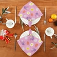 thumbnail image 7 of Coolnut Easter Eggs Cloth Napkins Set of 4, Reusable Washable Polyester Dinner Table Napkins for Family, Weddings, Parties, Home Decor, 20 x 20 Inch Washcloth Gift, 7 of 7
