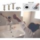 thumbnail image 5 of Sink stopper66mm pop-up click-clack drain for bathroom sink, kitchen sink, chrome plated solid brass sink, 5 of 5