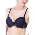 thumbnail image 2 of phistic Women Lace Overlay Extreme Push Up Bra (Regular & Plus Size 34A-40D), 2 of 4