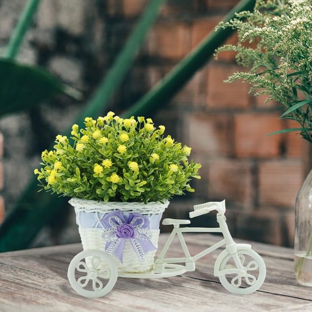 GROWTH TANK Flower Basket Container Tricycle Flower Container