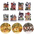 thumbnail image 3 of Christmas Resin Led Light-Emitting House Micro Landscape Christmas Decorations, 3 of 4
