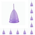 thumbnail image 3 of Qarigey Colector Menstrual de silicona, cómoda y segura, disco menstrual antideslizante ligero, suministros femeninos tipo 2 Tipo 2 10piezas Qarigey CBP586136, 3 of 4