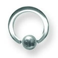 thumbnail image 2 of Designer Titanium Solid Captive 14G (1.6Mm) 5/16 (8Mm) Dia W 4Mm Ball Un Made In China -Jewelry By Sweet Pea Creations, 2 of 2