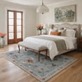 thumbnail image 2 of KUETH 8x10 Insects Area Rugs Machine Washable Rugs for Living Room, Non Slip Flat Pile Rug with Rubber Backing, Modern Rug for Entryway Bedroom Dining Room Home Office, 2 of 3