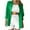 Green, variant on PVCS Trendy Jackets for Women Clearance Button Up Casual Jacket Basic Lapel Shirts Solid Tops with Pocket 2XL