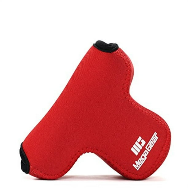 Megagear Fujifilm X A10 X A3 X A5 X X A1 X M1 16 50 Lens Ultra Light Neoprene Camera Case With Carabiner Red Mg1008 Walmart Com Walmart Com