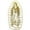 Gold no words 2 7/8" x 1 3/8", variant on Virgin Maria Guadalupe Virgen Maria Christening Baptism Embroidered Iron on Patch (Gold no words 2 7/8" x 1 3/8")