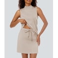 thumbnail image 4 of Conjunto de falda Casly Lamiit, ropa deportiva de verano para mujer, beige oscuro, 4 of 7