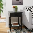 thumbnail image 2 of SAFAVIEH Peyton French Black Rectangle Wood Storage End Table (19 in. W x 15.8 in. D x 26 in. H), 2 of 14