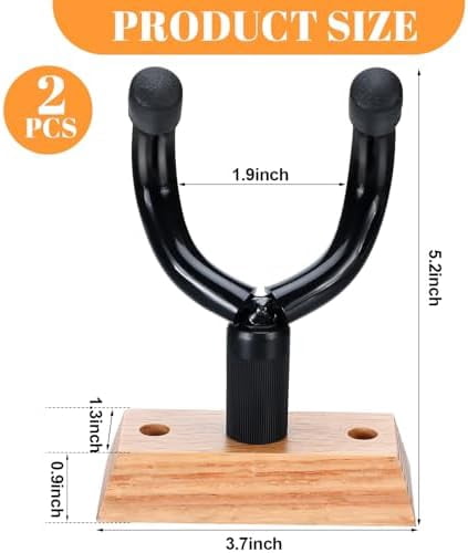 WLIKKS Crossbow Hanger for Wall Vertical Gun Rack Wall Mount Hardwood Gun Holder Compound Bow Hanger Holder Displays Rack Shotgun Hooks Rifle Storage Securely Holds Airsoft Firearm