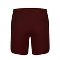 thumbnail image 5 of Puntoco Mens Stretch Cargo Shorts,Men'S Washing Wrinkled Pockets, Elastic Waist Shorts, Straight Leg Shorts, Sports Pants, and Cropped Pants Wine 10(XL), 5 of 5