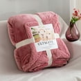 thumbnail image 4 of Winty Bed Blankets,Plush Fuzzy Large Fleece Throw Blanket,Super Soft and Warm Throw Blanket for Couch, Sofa and Bed Cozy, Fuzzy and Lightweight, 4 of 9