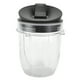 thumbnail image 1 of Reemplazo de licuadora, vaso de repuesto portátil de 12 onzas, vaso de repuesto con tapa, diseño aerodinámico, 1 of 8