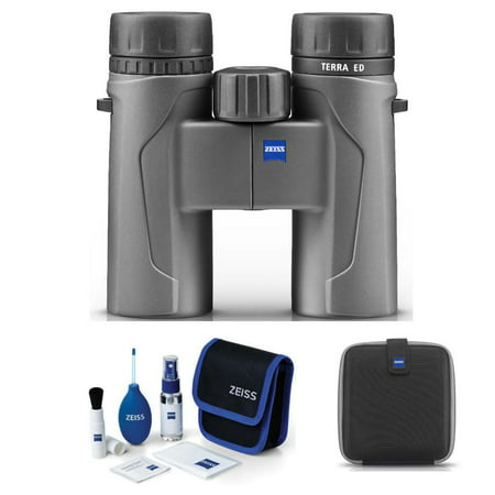 ZEISS 8x32 Terra ED Binoculars (Gray) with Lens Cleaning