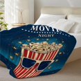 thumbnail image 5 of Movie Lovers Throw Blanket - Adult & Kids, Cinema Gifts, Soft Flannel for Bed & Couch, 50"x60", 5 of 10