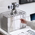 thumbnail image 4 of 2X Purse Storage Organizer for Closet, Clear Acrylic Display Box for Handbag, Stackable Bag Organizer with Magnetic Door, 4 of 5