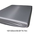 thumbnail image 3 of Fitted Sheet for Double Bed 78x86 Inch Non Slip Mattress Soft Breathable Polyester for Summer and Pets Pillowcase Not Included, 3 of 6