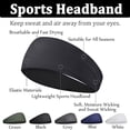 thumbnail image 3 of Sports Headbands for Men (5 Pack),Moisture Wicking Workout Headband, Sweatband Headbands for Running,Cycling,Football,Yoga,Hairband for Women and Men, 3 of 4