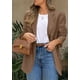 thumbnail image 4 of Blazer PRETTYGARDEN 2025 para Mujer Casual de Negocios Marrón, 4 of 5