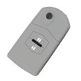 thumbnail image 4 of Coche 2 Botones Shell de Silicona Remoto Cubierta de Caja para Coches gris, 4 of 8