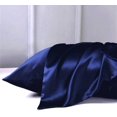 thumbnail image 4 of Funda de almohada de satén para el cabello y la piel Funda de almohada de seda 2 fundas de almohada suaves Paquete de 2 Queen con cierre de sobre Vhermosa WMZL-913-4, 4 of 4