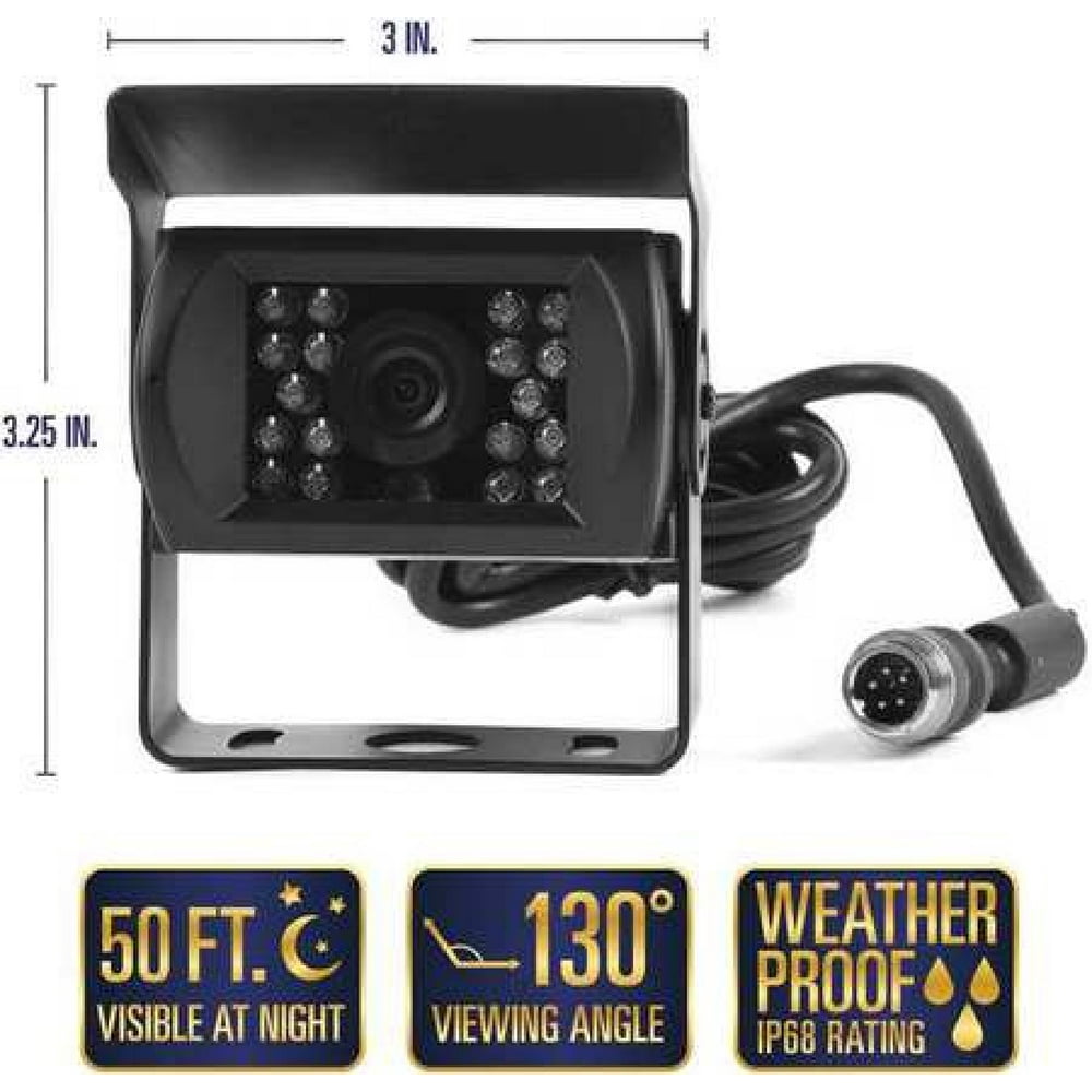 REAR VIEW SAFETY/RVS SYSTEMS RVS062710 Rear View Camera System,20G,480 TVL