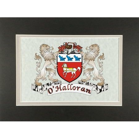 

O Halloran Irish Coat of Arms Print - Frameable 9 x 12