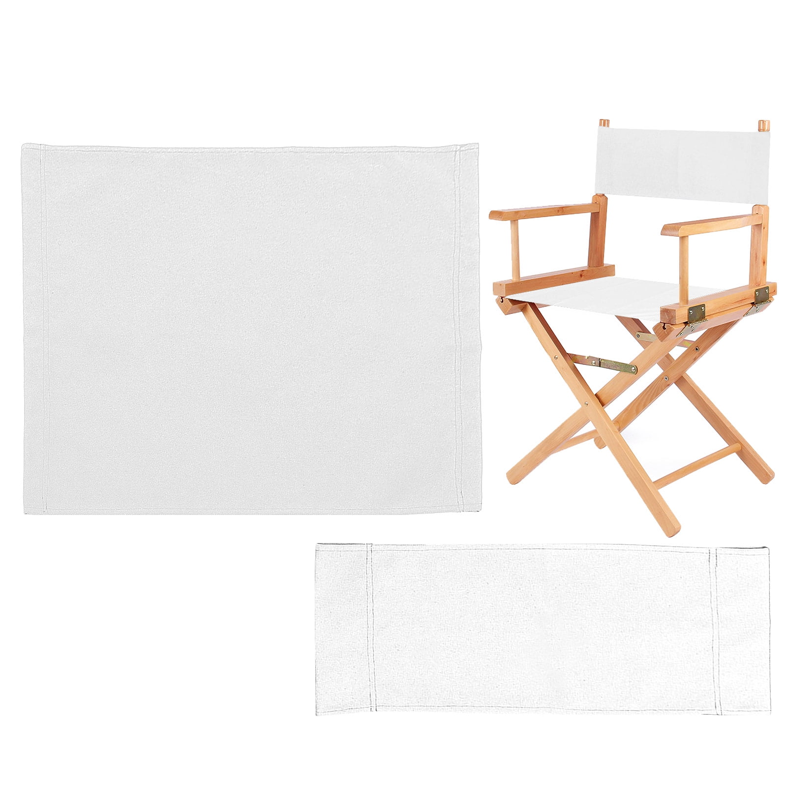 Casual Directors Chairs Replacement Canvas Seat Stool & Back Covers Sheet 1set 