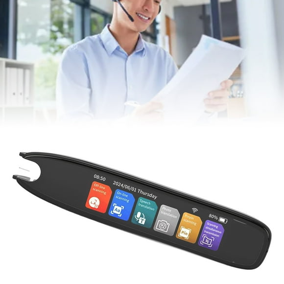 Bolígrafo De Traducción, Respuesta Rápida, Traductor De Idiomas Con Pantalla Táctil De 3,7 Pulgadas, Bolígrafo De Lectura, Biblioteca De Palabras Para Viajes, Trabajo, Estudio