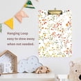 thumbnail image 4 of FORMRS Acrylic Clipboard with Low Profile Clip Standard A4 Letter Size, 12.5" x 9", Small Floral Pattern, 4 of 8