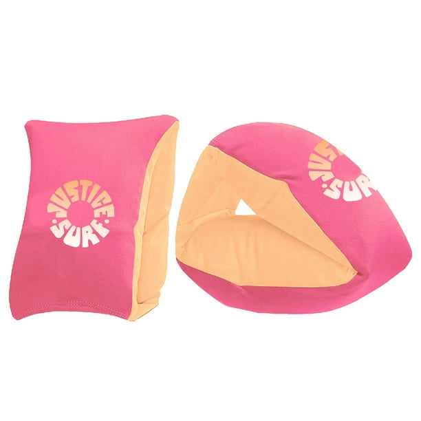 Justice Soft Armband Pool Floaties for Children, 26 Years Old, Pink