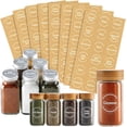 thumbnail image 1 of 144 Spice Labels Stickers, Clear Preprinted Round Labels for Spice Jar Lids, Seasoning Rack, Contemporary White (1.5 in), 1 of 8
